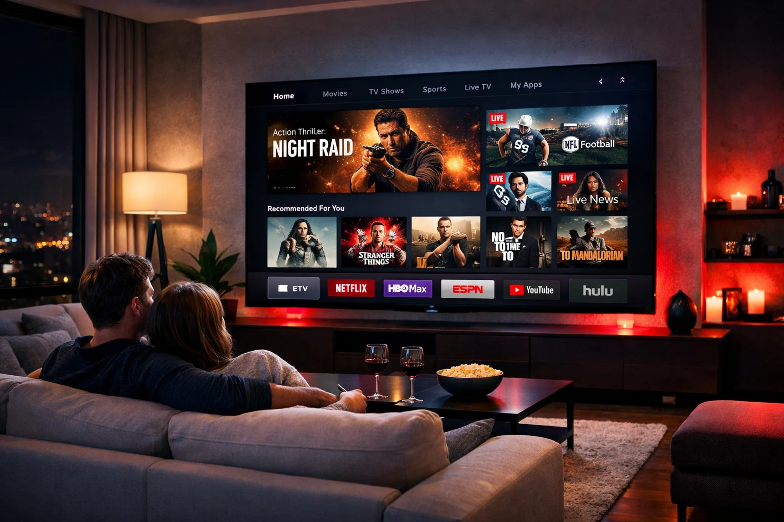 HQ Play IPTV — canais e filmes em 4K na sua Smart TV
